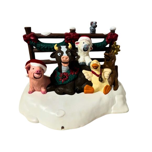 Barnyard Carolers Animated Christmas Set – Motion Activated Singing Animals - Picture 2 of 3